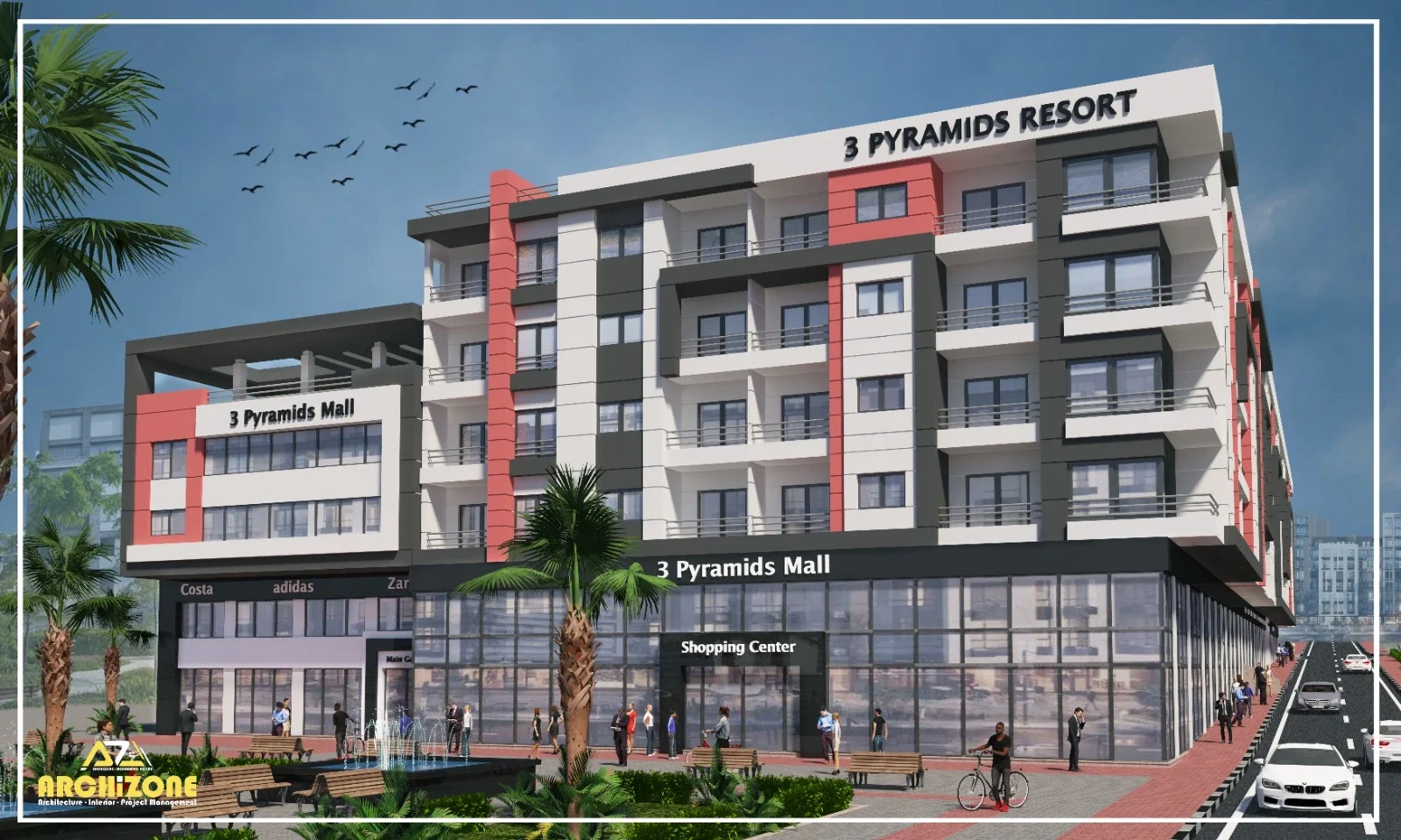 Studio for Sale in 3 Pyramids Resort, Al Ahyaa 60 sqm and Flexible Payment Plan - Studio in Al Ahyaa, Hurghada (1)
